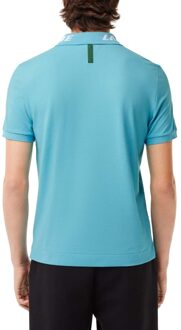 Lacoste Heren Stretch Merk Slim Poloshirt (Blauw)