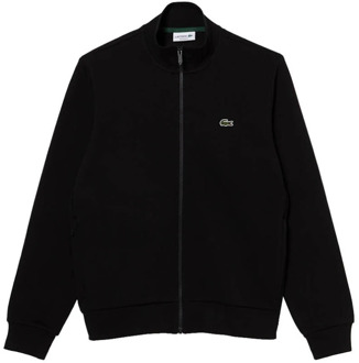 Lacoste Heren Sweat Zip Stijlvol Vest Lacoste , Black , Heren - 2Xl,Xl,L,M,S