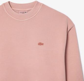 Lacoste Heren Sweatshirt Natural Dyed Loose Fit (Roze) - maat S