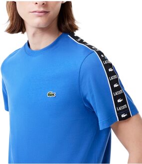 Lacoste heren T-shirt krokodillenband Blauw