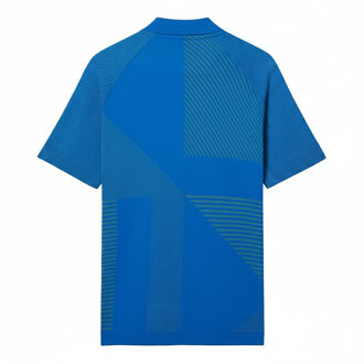 Lacoste Heren Tennis Naadloos Poloshirt (Blauw) - maat XS