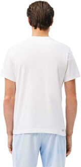 Lacoste Heren Tennis X Daniil Medvedev T-Shirt (Wit) - maat