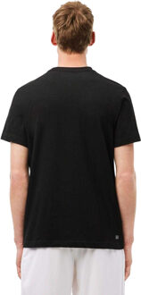 Lacoste Heren Tennis X Daniil Medvedev T-Shirt (Zwart) - maat M