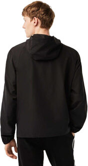 Lacoste Heren Track Jacket van gerecycled polyester (Zwart) - M/L
