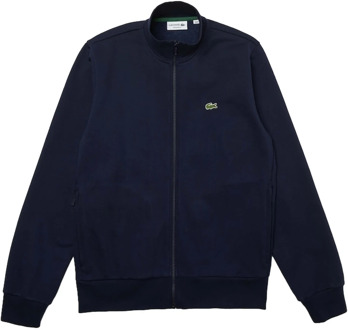 Lacoste Heren Zip Tracktop in Navy Blue Lacoste , Blue , Heren - L,M,S