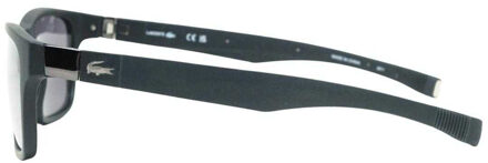 Lacoste Heren zonnebril satijn glad (Grijs/Zwart)