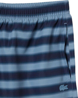 Lacoste Heren Zwembroek Gestreept (Blauw)