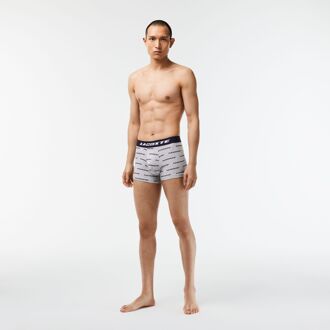 Lacoste herenbroek met contrasterende tailleband in een 3-pack in grijs