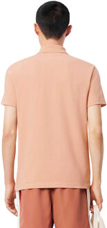 Lacoste Herenpoloshirt katoenmix (Oranje) - maat S
