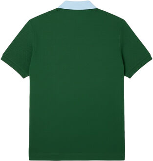 Lacoste Herenpoloshirt met contrasterende kraag (Groen) - L
