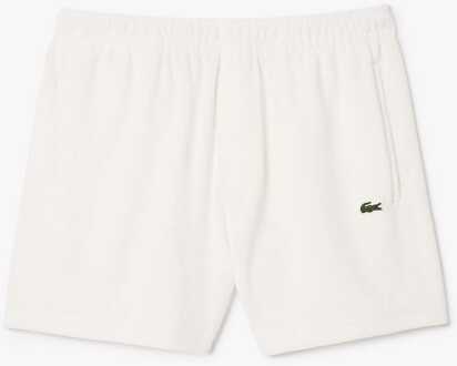 Lacoste Herenshort Lacoste Regular-Fit Terry Knit Paris in crème