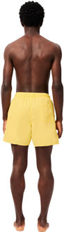 Lacoste Herenzwembroek gewassen halflang (Geel)