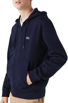 Lacoste Hoodie Jogger met Rits Lacoste , Blue , Heren - L,S