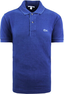 Lacoste Indigo Classic Fit Heren Blauw Poloshirt Navy