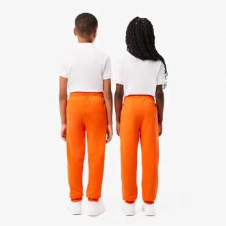 Lacoste Jongens Lacoste Juniors Fleece Sweatpants in Oranje - maat