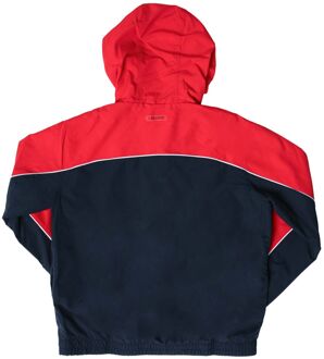 Lacoste Junior Waterafstotend Windjack voor jongens in marineblauwrood Navy - 16J / 176cm