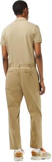 Lacoste Katoenen stretch skinny herenbroeken (Bruin)