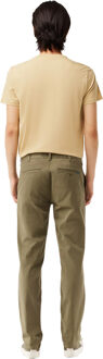 Lacoste Katoenen stretch slim heren chino (Groen) - maat