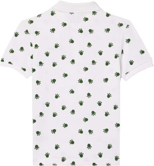 Lacoste Kinder/Kinder Piqué Poloshirt (Wit) - maat 2J / 92cm