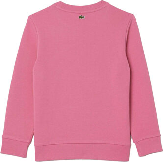 Lacoste Kinderen/Kind Signature Print Sweatshirt (Roze) - maat
