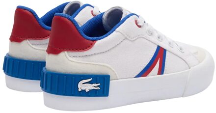 Lacoste Kinderen/Kinderen L004 Trainers (Wit, Rood)
