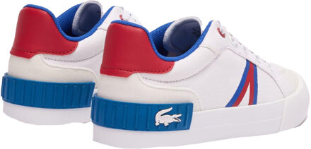 Lacoste Kinderen/Kinderen L004 Trainers (Wit, Rood)