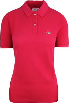 Lacoste Klassiek Fit Dames Roze Poloshirt - EU 42 / UK 8