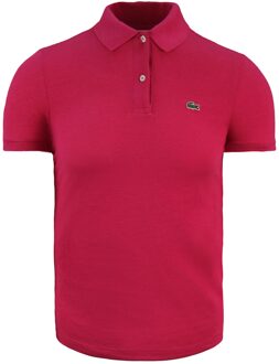 Lacoste Klassiek Fit Dames Roze Poloshirt - maat EU 44.5 / UK 10