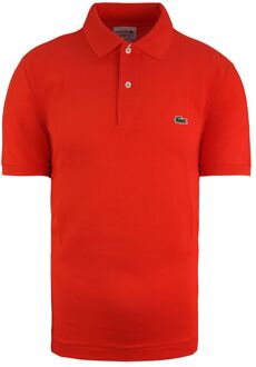Lacoste Klassiek Fit Heren Oranje Poloshirt