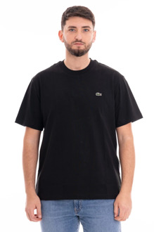 Lacoste Klassiek Heren T-shirt Lacoste , Black , Heren - Xl,L,S,3Xl,4Xl