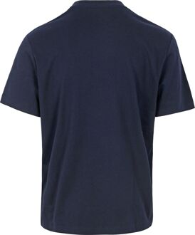 Lacoste Klassiek Katoenen Jersey T-Shirt (Navy Blauw) Lacoste , Blue , Heren - Xl,L,M,S