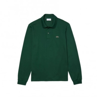 Lacoste Klassiek Langarm Polo Shirt Lacoste , Green , Heren - 2XL