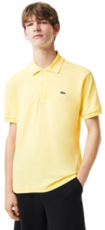 Lacoste Klassieke Katoenen Polo voor Heren Lacoste , Yellow , Heren - Xl,L,M,S