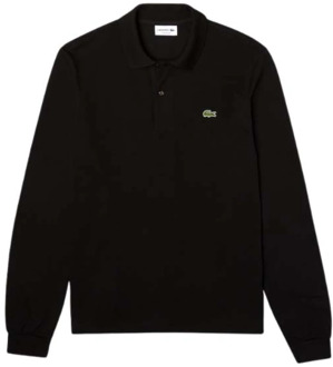 Lacoste Kleding Polo Classique ML L1312 Croco by Lacoste Zwart - XL