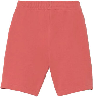Lacoste Korte broek met fleeceprint voor kinderen (Rood) - maat