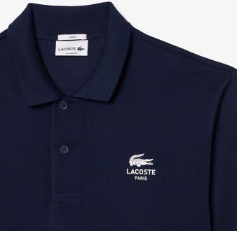 Lacoste L.12.12 Handtekening Klassiek Polo Shirt voor Volwassenen (Marineblauw) Navy - 2XS