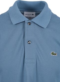 Lacoste L.12.12 Piqué Katoenen Poloshirt Limestone Blauw - M