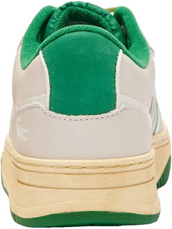 Lacoste L001 Leren Trainers voor Volwassenen (Uit Wit/Groen)