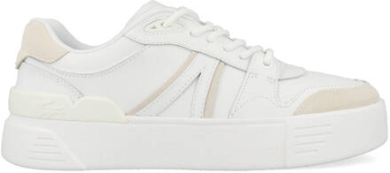 Lacoste L002 Evo Sneakers Dames wit - beige - 37