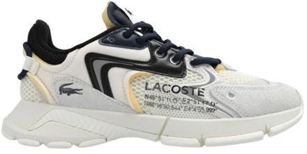 Lacoste L003 Neo Sneakers Dames crème - zwart - 40