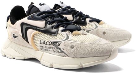 Lacoste L003 Neo Sneakers Heren crème - zwart - 42 1/2