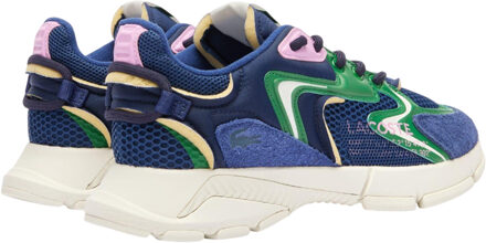 Lacoste L003 Neo Suède Trainers voor Volwassenen (Blauw/Groen)