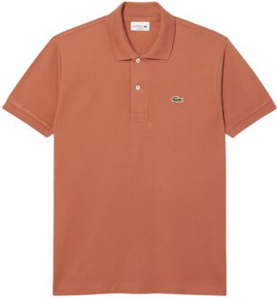Lacoste L1212 Heren Polo T-Shirts Classic Golf T-shirt - maat Bruin