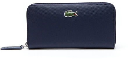 Lacoste L1212 Marine Portemonnee Lacoste , Blue , Dames - ONE Size