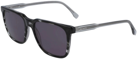 Lacoste L910S -Zonnebril - Dames - Grijs - Paarse lens