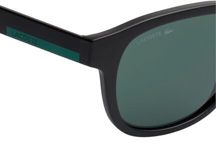 Lacoste L968SX Ovale Zonnebril voor Mannen en Vrouwen Zwart