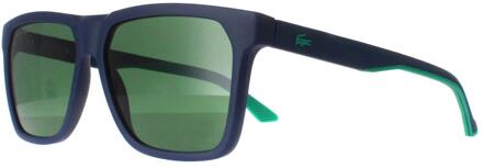 Lacoste L972S 401 mat blauwgroene zonnebril - One Size