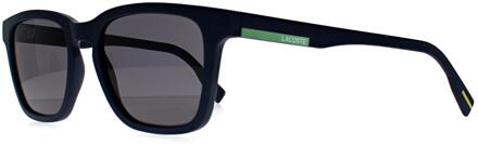 Lacoste L987S 401 mat blauwe zonnebril - One Size
