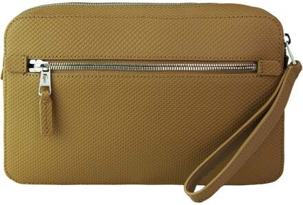 Lacoste Leren Heren Bruine Buideltas