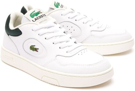 Lacoste Lineset Sneakers Dames wit - donker groen - 38